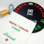 pañuelos bordados para bodas