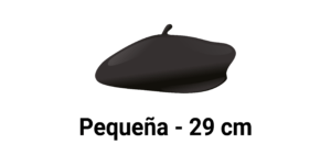 Pequeña | Negra - 29 cm